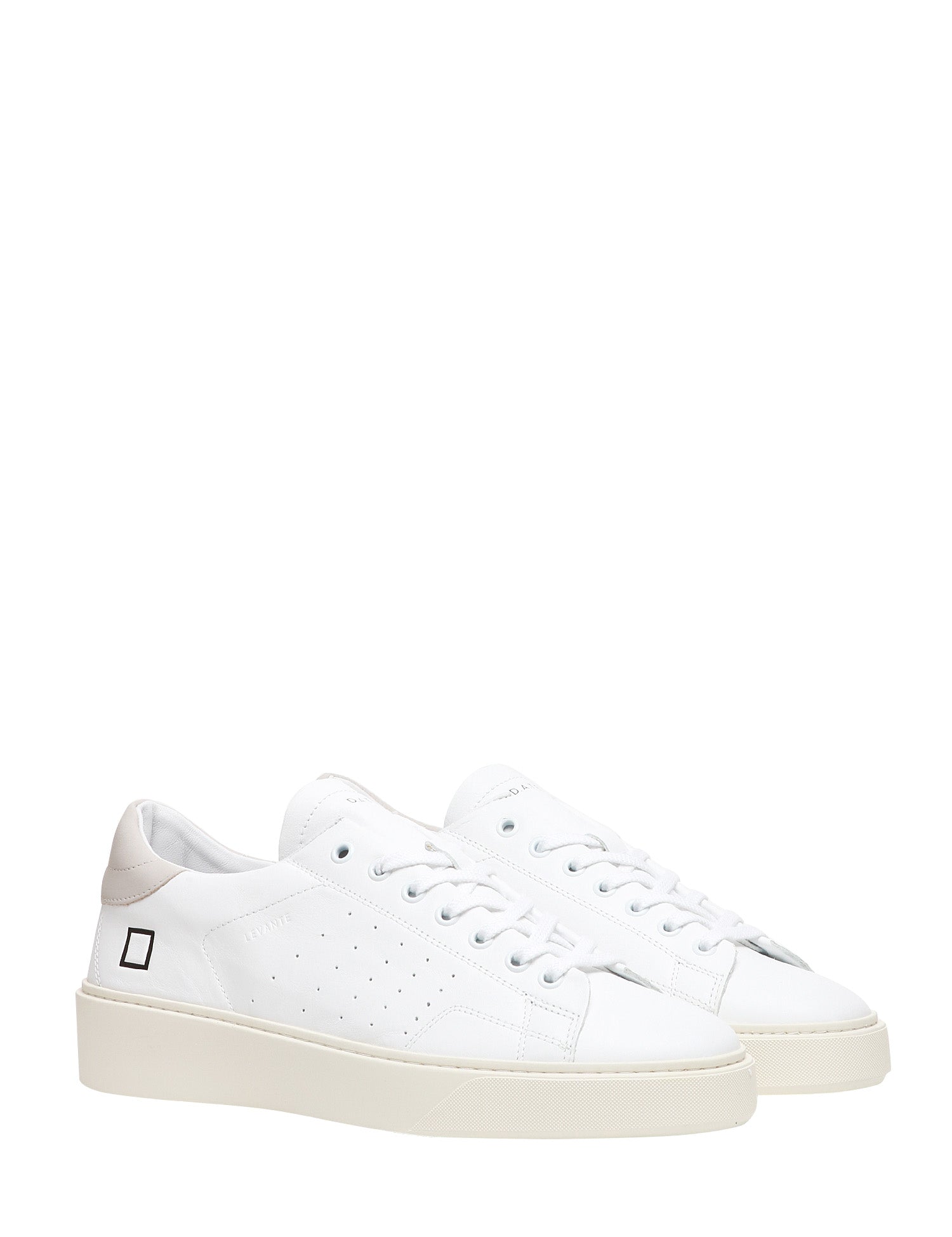 sneakers LEVANTE CALF WHITE-gray