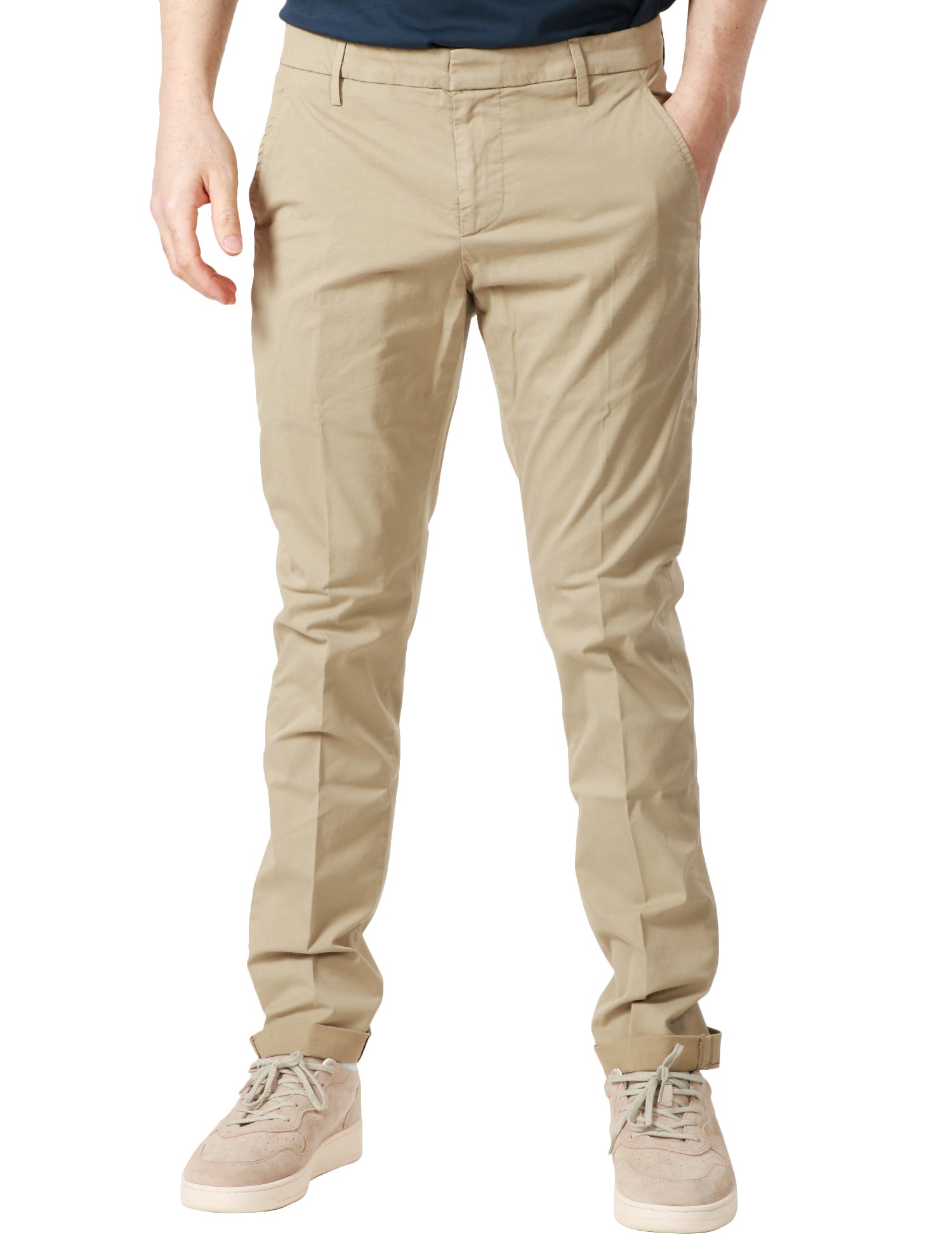 PANTALONE UOMO DONDUP BEIGE MODELLO GAUBERT