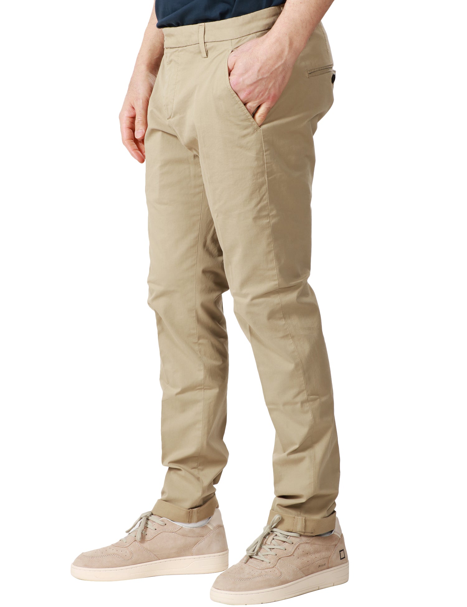 PANTALONE UOMO DONDUP BEIGE MODELLO GAUBERT