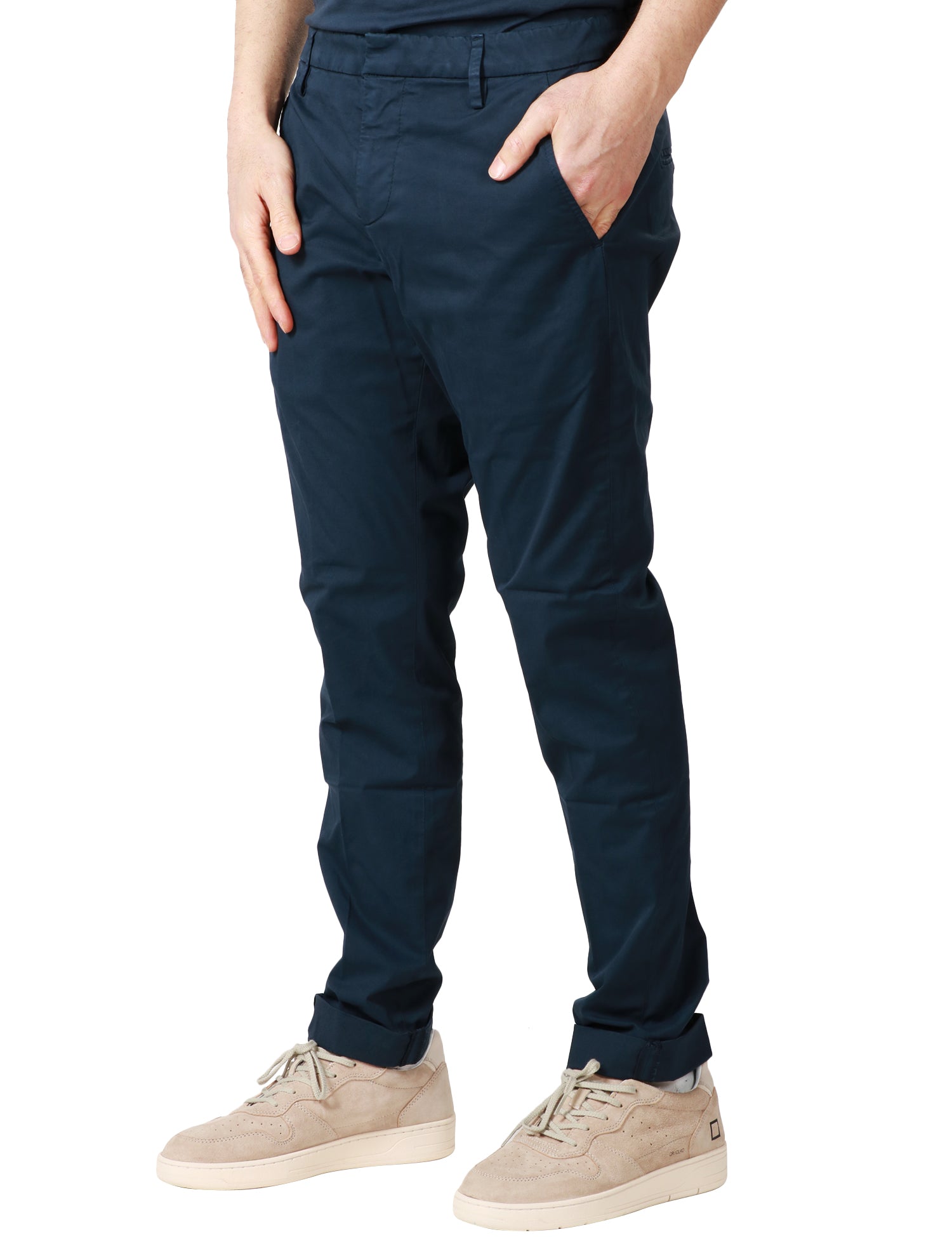 PANTALONE UOMO DONDUP BLU MODELLO GAUBERT