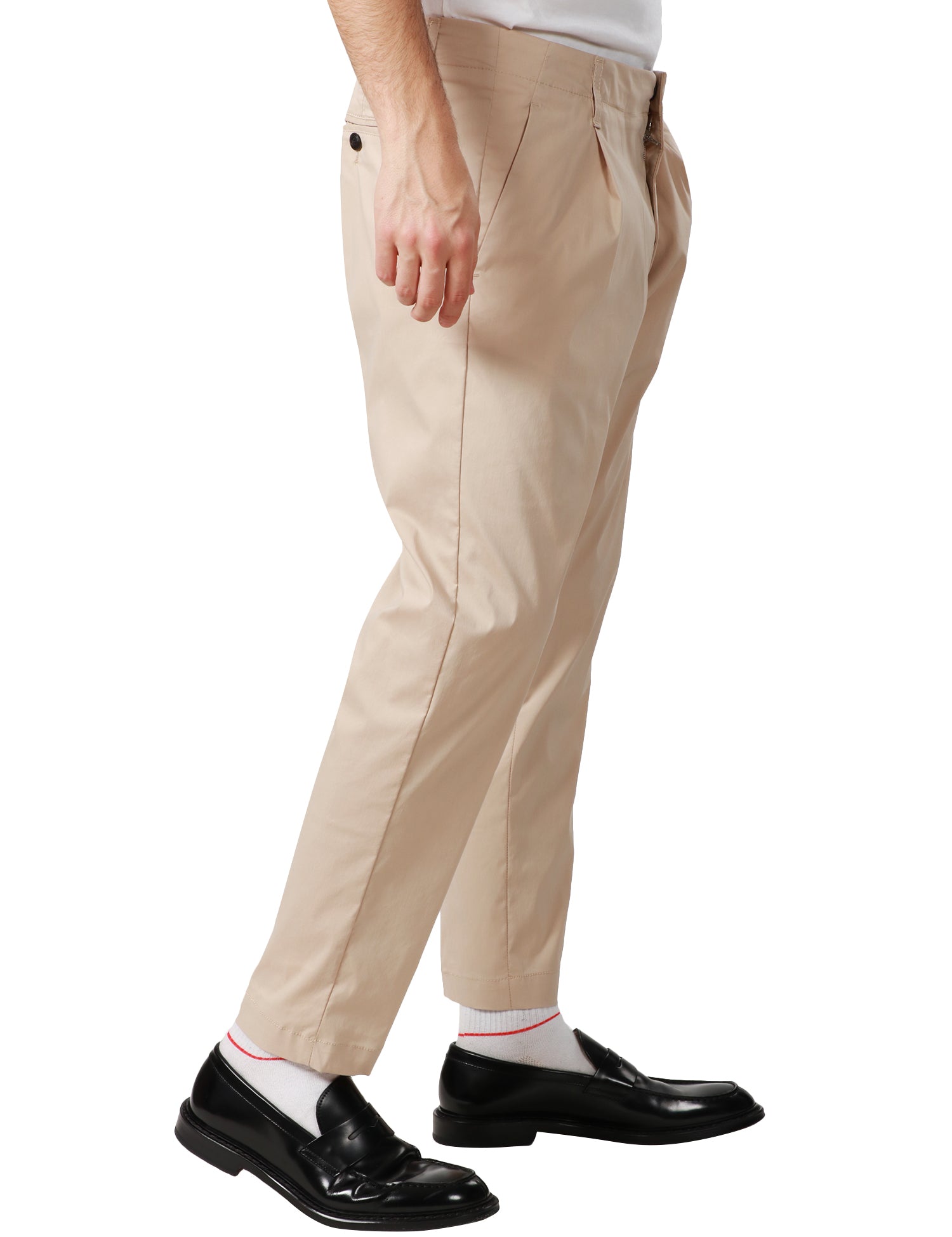 PANTALONE UOMO DONDUP BEIGE MODELLO BEN