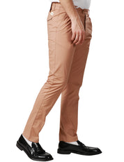 PANTALONE UOMO OFFICINA 36 BEIGE SLIM FIT CON PINCES