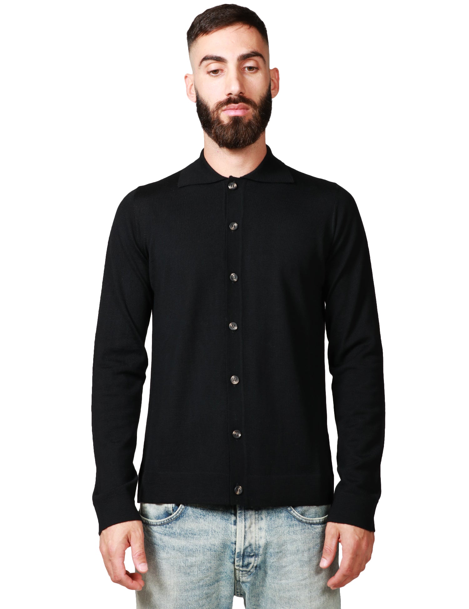 CAMICIA UOMO ALPHA STUDIO NERA