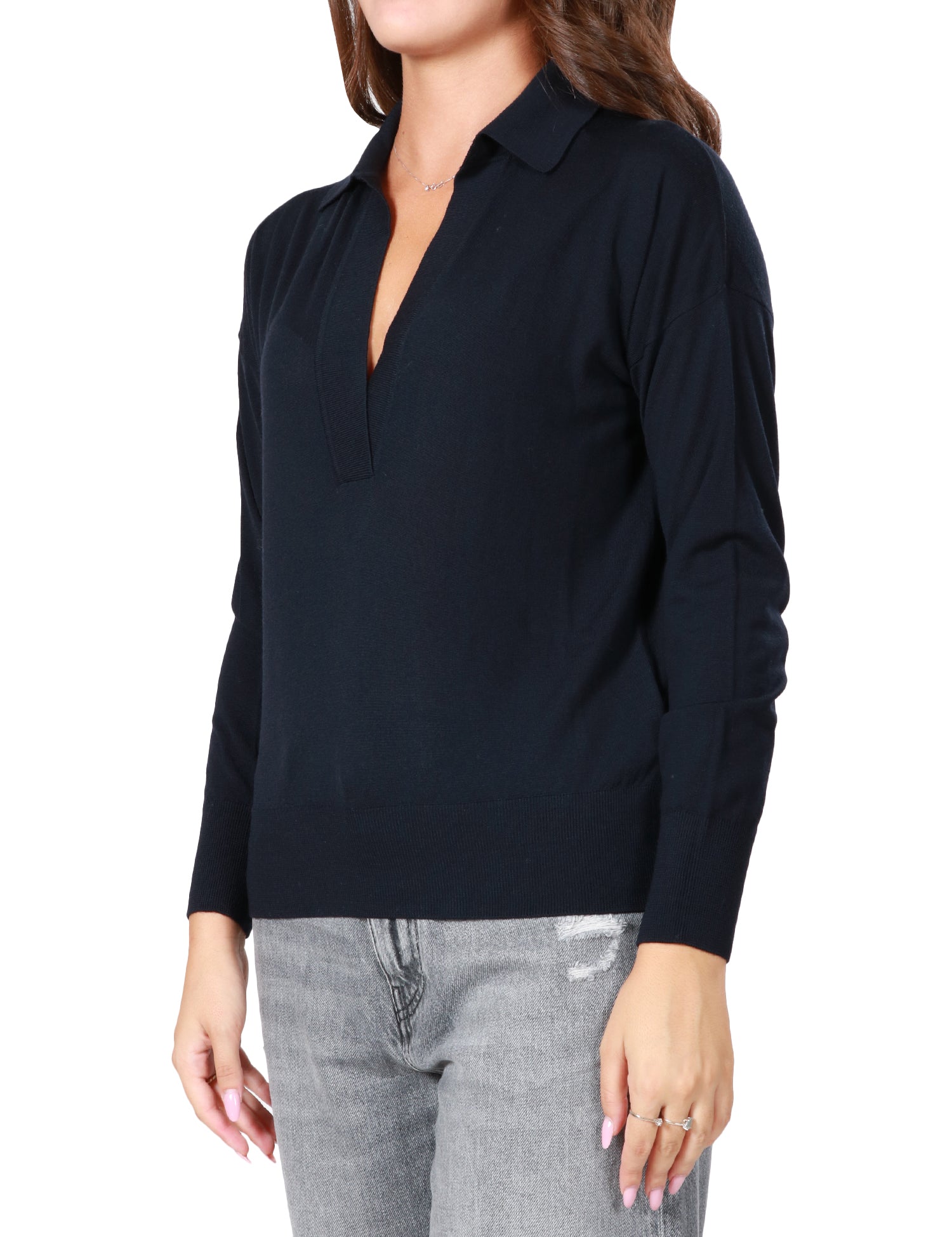 MAGLIA DONNA ALPHA STUDIO BLU NOTTE