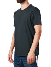 T-SHIRT UOMO BOWERY ESSENTIAL NERA GIROCOLLO 100% COTONE