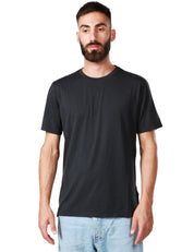 T-SHIRT UOMO BOWERY NERA GIROCOLLO 100% COTONE REGULAR SLIM