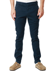 PANTALONE UOMO DONDUP GAUBERT BLU SLIM CHINO