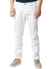 PANTALONE UOMO DONDUP BIANCO MODELLO DIAN