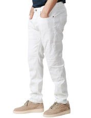 PANTALONE UOMO DONDUP BIANCO MODELLO DIAN