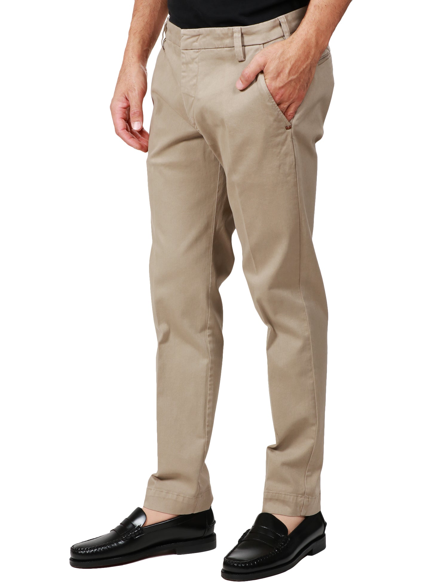 PANTALONE UOMO ENTRE AMIS BEIGE TASCA AMERICA LUNGHEZZA ALLA CAVIGLIA