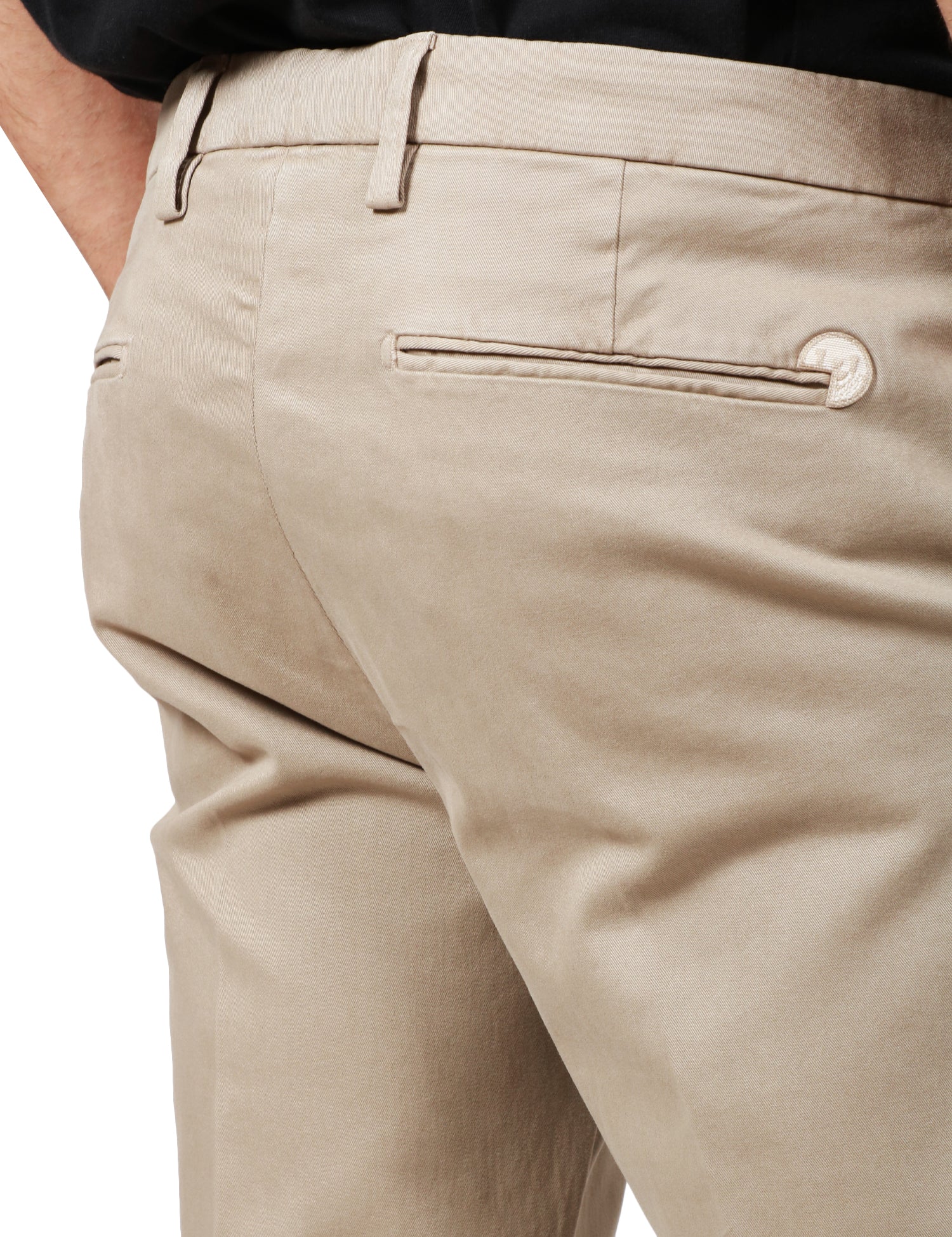 PANTALONE UOMO ENTRE AMIS BEIGE TASCA AMERICA LUNGHEZZA ALLA CAVIGLIA