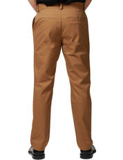 PANTALONE UOMO K-WAY ELIA BROWN MODELLO CHINO IN TWILL ELASTICIZZATO