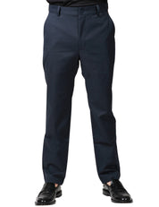 PANTALONE UOMO K-WAY ELIA BLU SCURO MODELLO CHINO IN TWILL ELASTICIZZATO