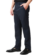 PANTALONE UOMO K-WAY ELIA BLU SCURO MODELLO CHINO IN TWILL ELASTICIZZATO