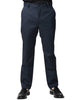 Pantalone uomo k-way elia blu scuro modello chino in twill elasticizzato