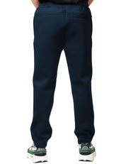 PANTALONE UOMO K-WAY BLU MICKA CON COULISSE ED ELASTICO IN VITA IN POLIESTERE