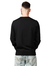 MAGLIONE UOMO K-WAY NERO