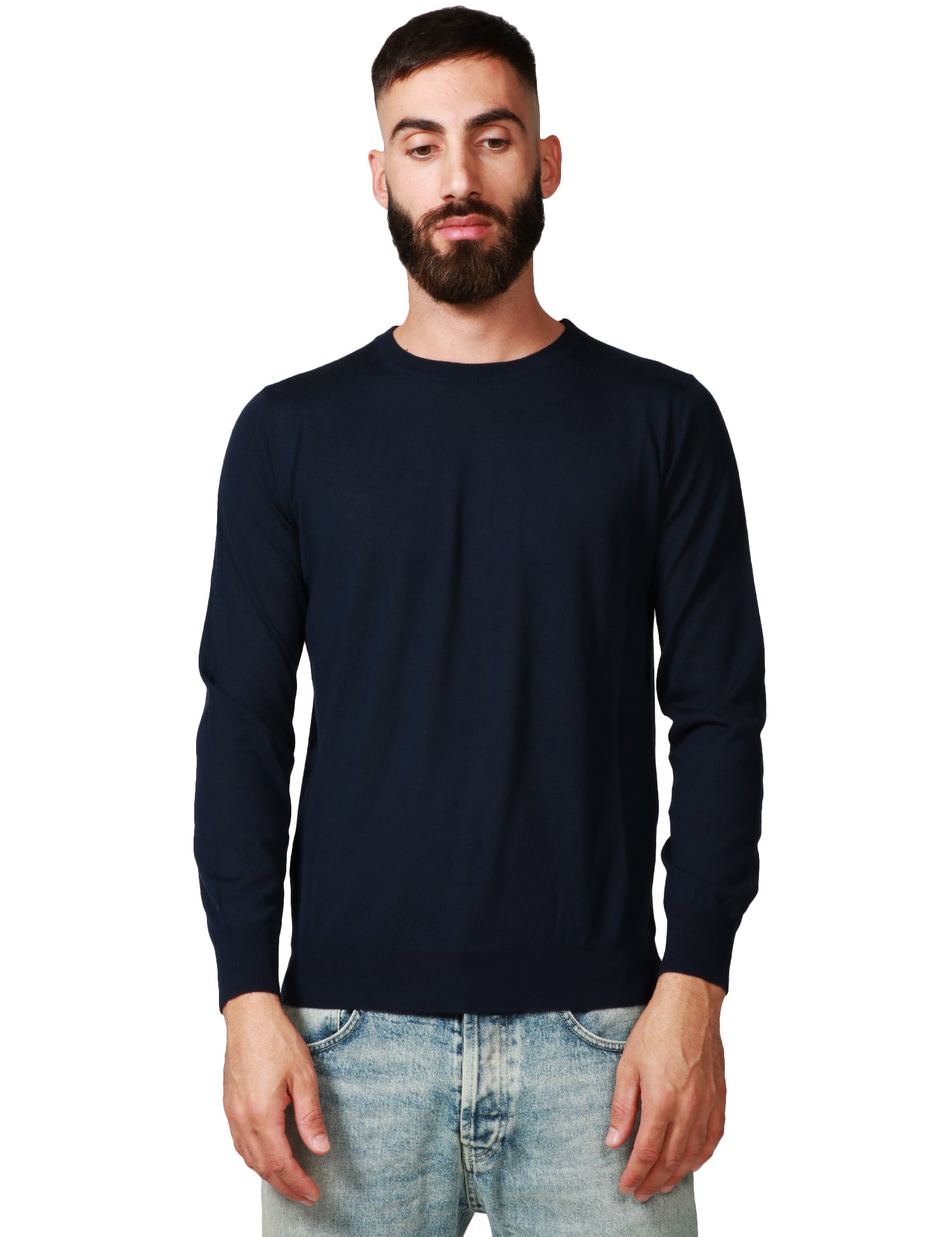 MAGLIONE UOMO KANGRA BLU