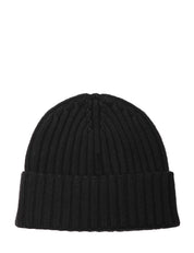 CAPPELLO UOMO MC 2 SAINT BARTH WENGEN NERO CON RICAMO LOGO IN MISTO LANA E CASHMERE A COSTE