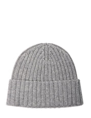 CAPPELLO UOMO MC 2 SAINT BARTH WENGEN GRIGIO CON RICAMO LOGO IN MISTO LANA E CASHMERE A COSTE