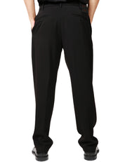 PANTALONE UOMO OFFICINA 36 NERO CON ZIP E BOTTONE A GAMBA DRITTA