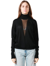 MAGLIA DONNA ROBERTO COLLINA NERA