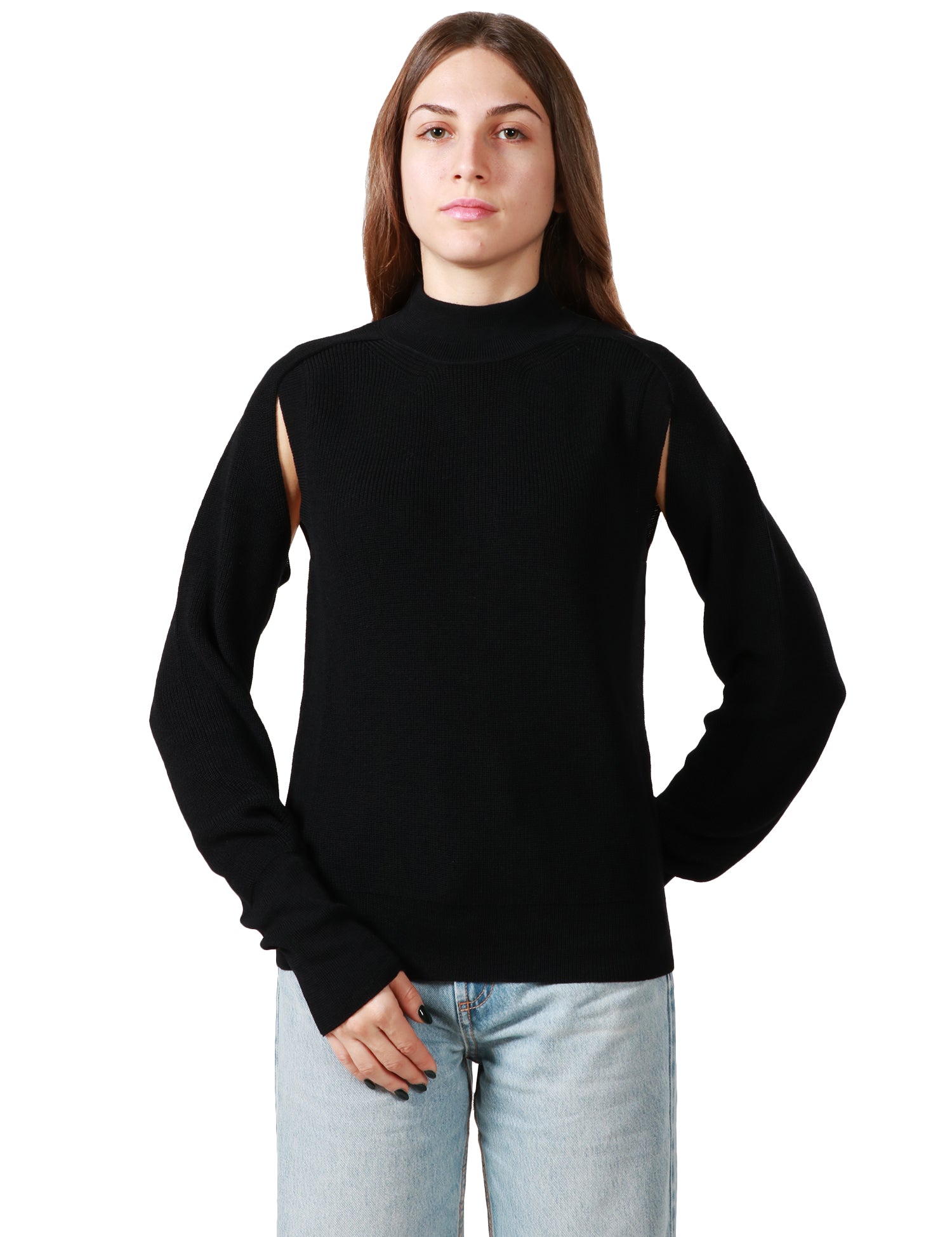 MAGLIA DONNA ROBERTO COLLINA NERA