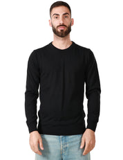 MAGLIA UOMO SAINT ETIENNE NERO PARICOLLO SLIM FIT