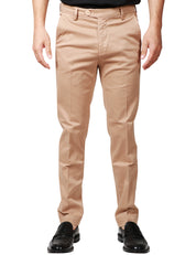 PANTALONE UOMO SAINT ETIENNE IN GABARDINE BEIGE