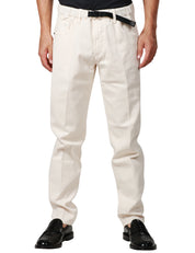 PANTALONE UOMO WHITESAND COLIN PANNA 5 TASCHE CON TIPICA COULISSE IN VITA IN COTONE STRETCH