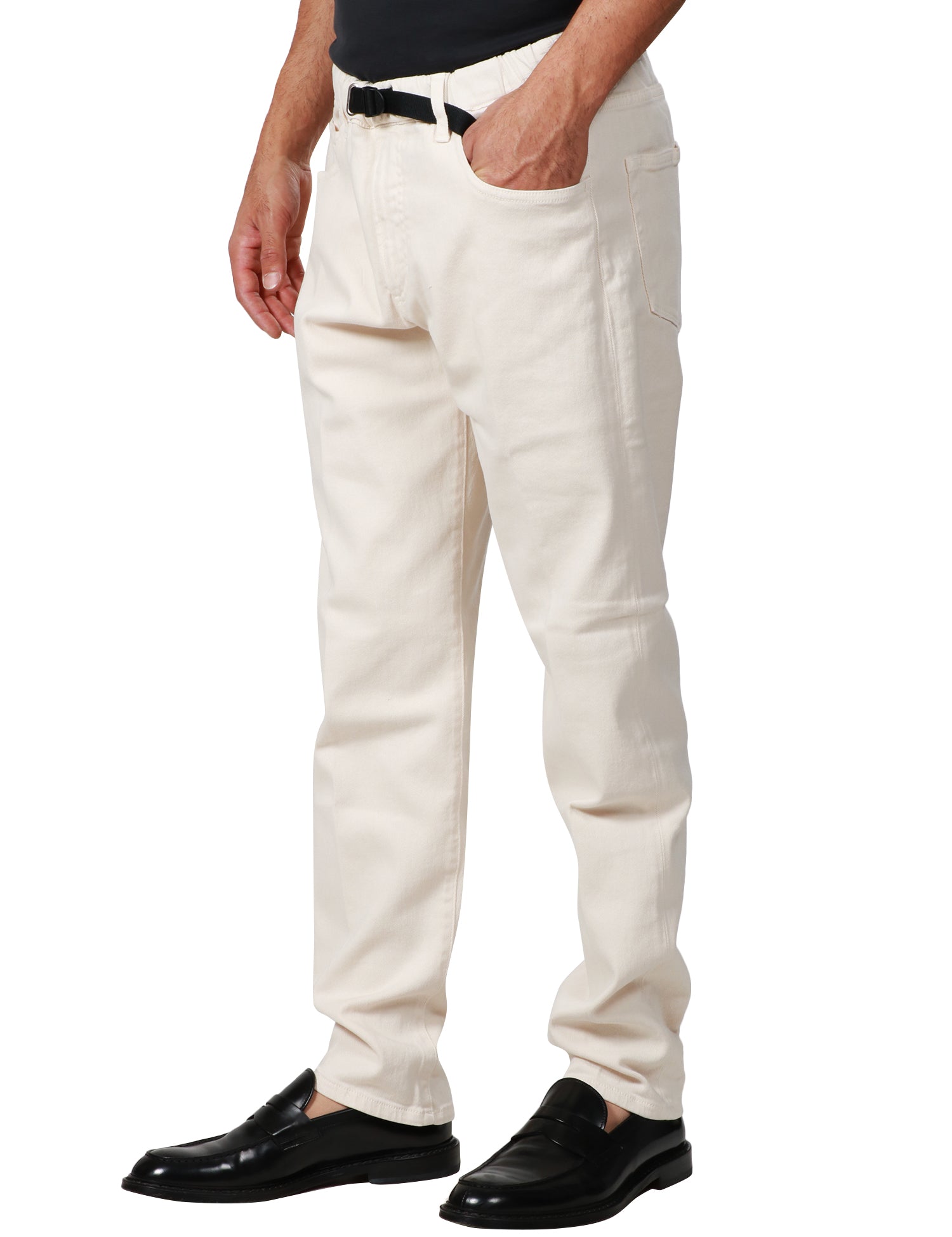 PANTALONE UOMO WHITESAND COLIN PANNA 5 TASCHE CON TIPICA COULISSE IN VITA IN COTONE STRETCH