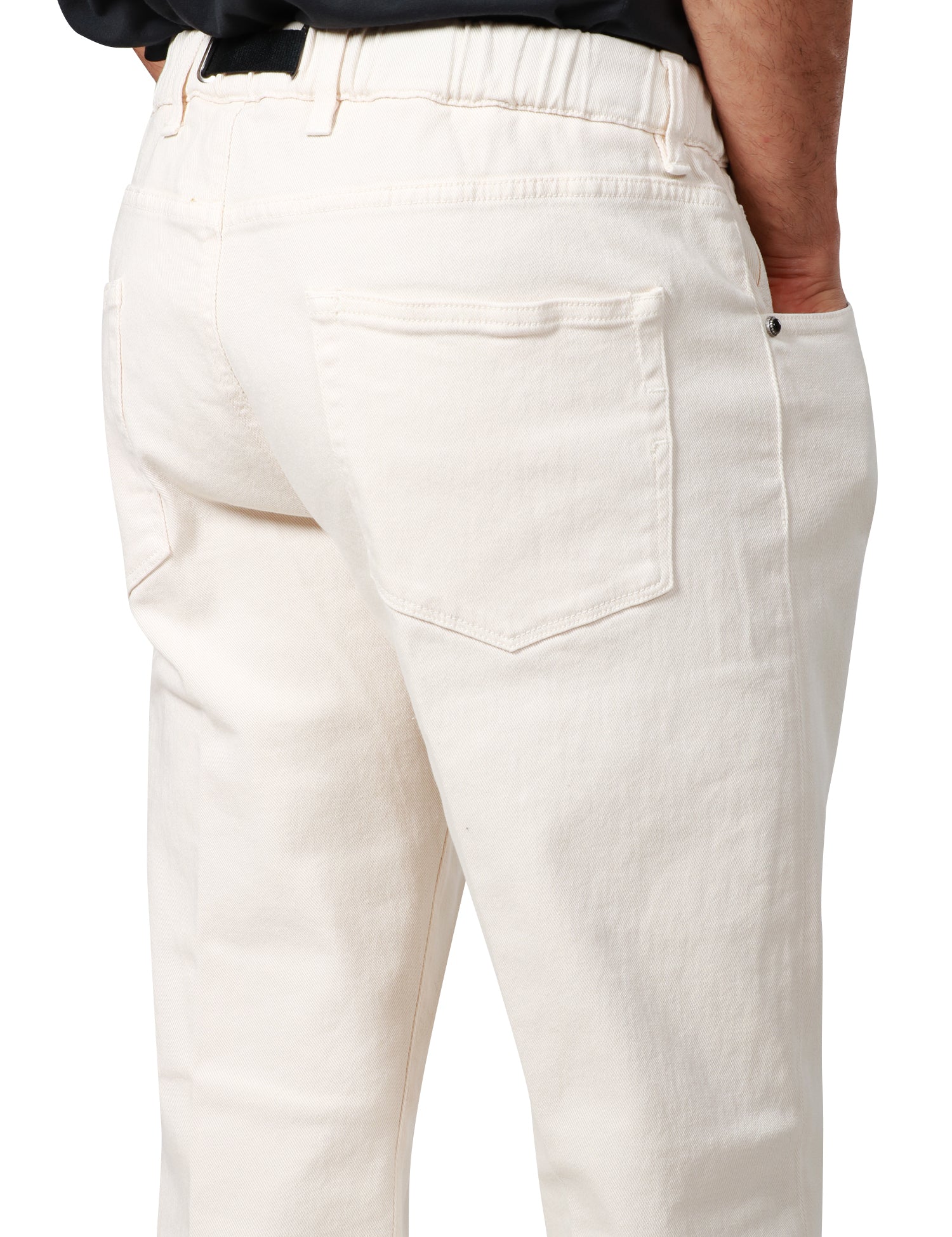 PANTALONE UOMO WHITESAND COLIN PANNA 5 TASCHE CON TIPICA COULISSE IN VITA IN COTONE STRETCH