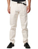 Pantalone uomo whitesand colin panna 5 tasche con tipica coulisse in vita in cotone stretch