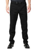 Pantalone uomo whitesand colin nero 5 tasche con cintura in vita regolabile in cotone stretch