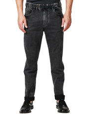 PANTALONE UOMO WHITESAND BLACK DENIM 5 TASCHE CON CITURA IN VITA IN GROSGRAIN REGOLABILE