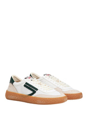 SCARPA UOMO PURAAI CLASSIC SOFT PITCH BIANCO NERO CON INSERTI IN CAMOSCIO E SIMILPELLE 100%VEGAN